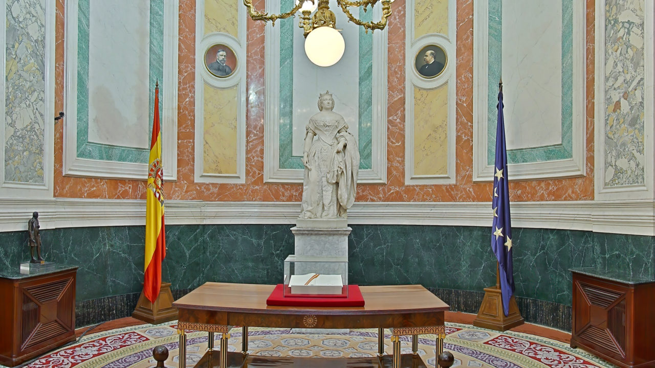 Interior del Congreso de los Diputados