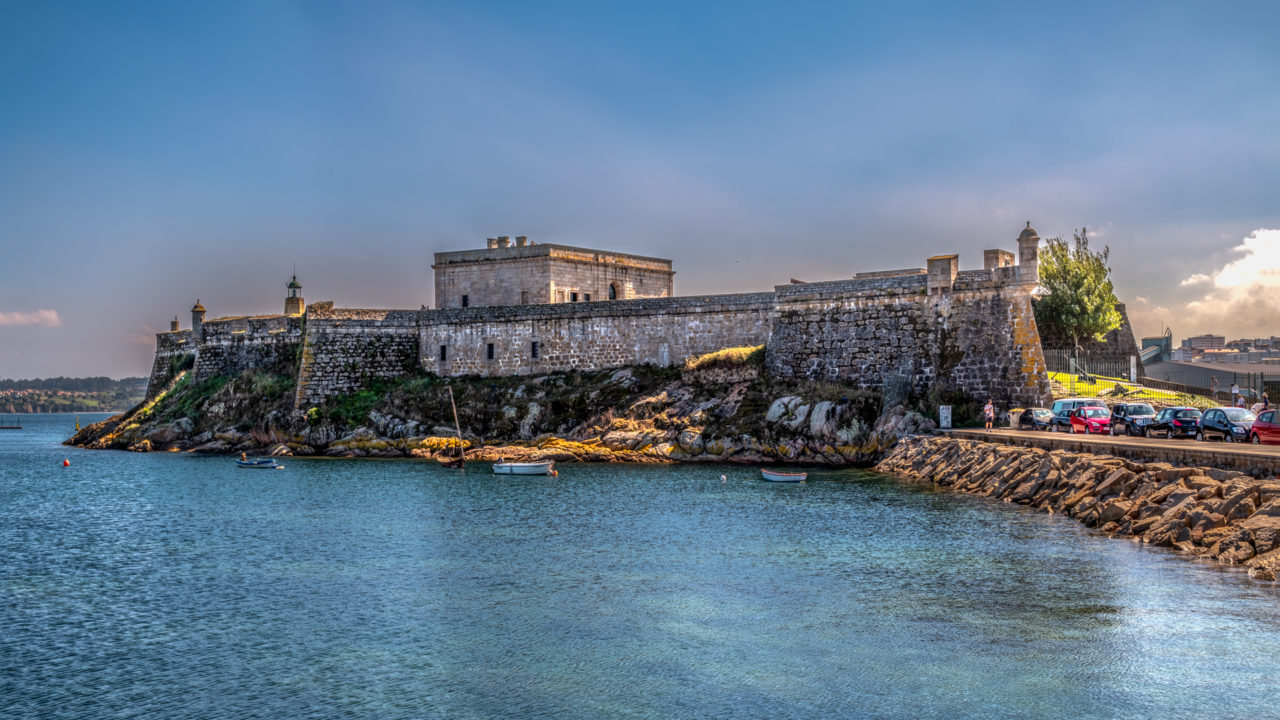 Castelo de San Anton en La Coruña